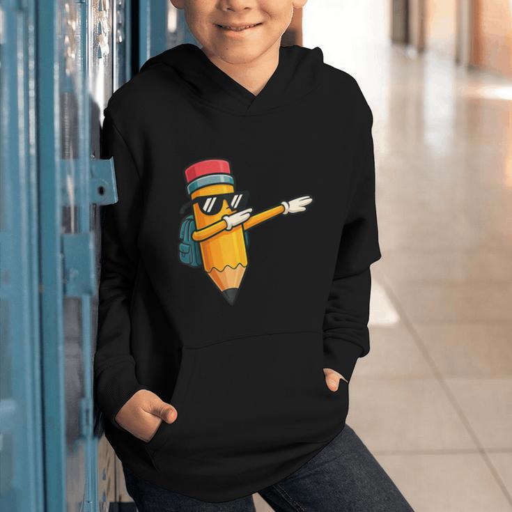 Dabbing Pencil Dancing Back To School First Day Student Boys Graphic Youth Hoodie