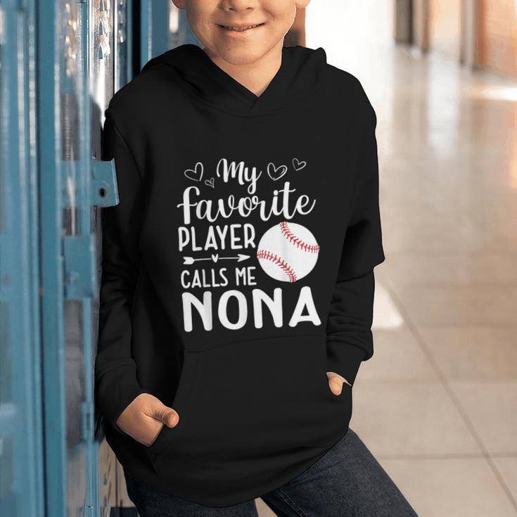 My Favorite Player Calls Me Nona Baseball Player Graphic Youth Hoodie My Favorite Player Calls Me Nona Baseball Player Graphic Youth Hoodie