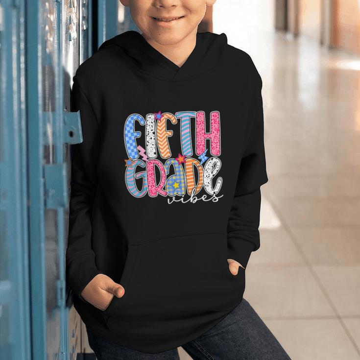 Fifth Grade Vibes 5th Grade Team Retro Back To School Graphic Youth Hoodie Fifth Grade Vibes 5th Grade Team Retro Back To School Graphic Youth Hoodie
