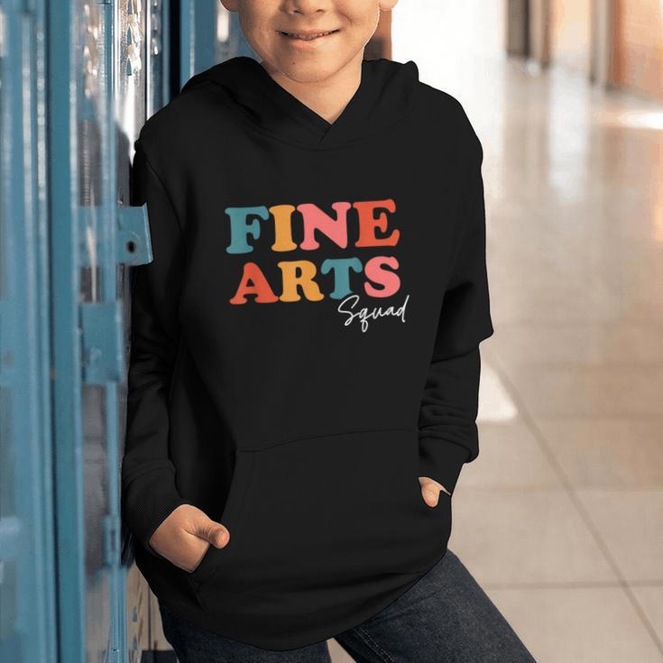 Fine Arts Squad Boho Cute Back To School Fine Arts Graphic Youth Hoodie Fine Arts Squad Boho Cute Back To School Fine Arts Graphic Youth Hoodie