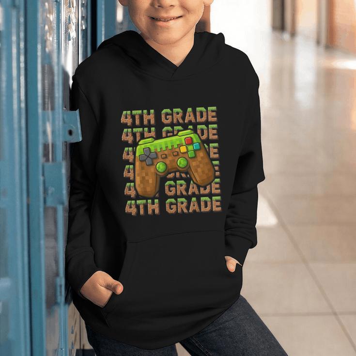 First Day Of 4th Grade Level Begins Back To School Girl Boy Graphic Youth Hoodie First Day Of 4th Grade Level Begins Back To School Girl Boy Graphic Youth Hoodie