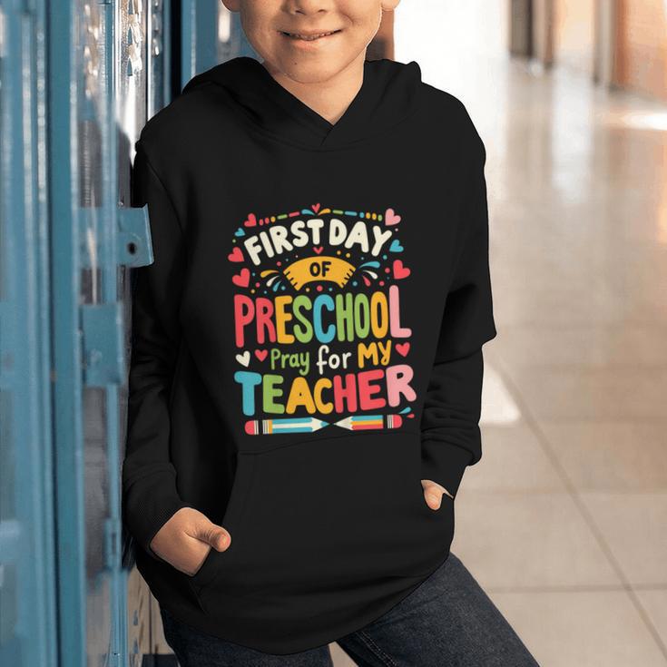 First Day Of Preschool Pre K Student Toddler Back To School Graphic Youth Hoodie First Day Of Preschool Pre K Student Toddler Back To School Graphic Youth Hoodie