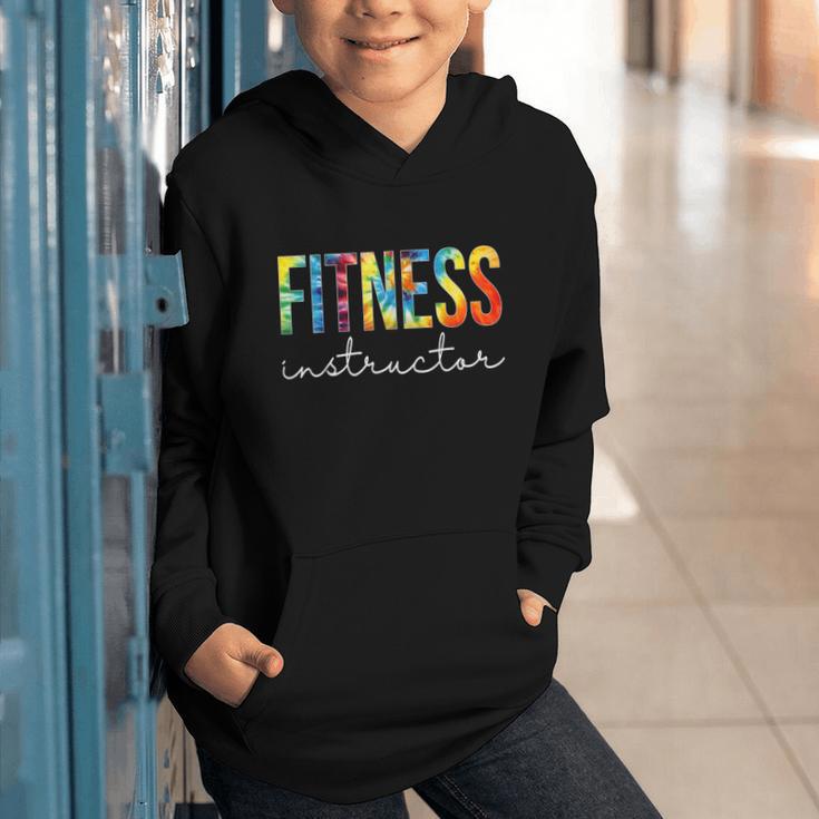 Fitness Instructor Tie Dye Back To School For Women For Work Graphic Youth Hoodie Fitness Instructor Tie Dye Back To School For Women For Work Graphic Youth Hoodie