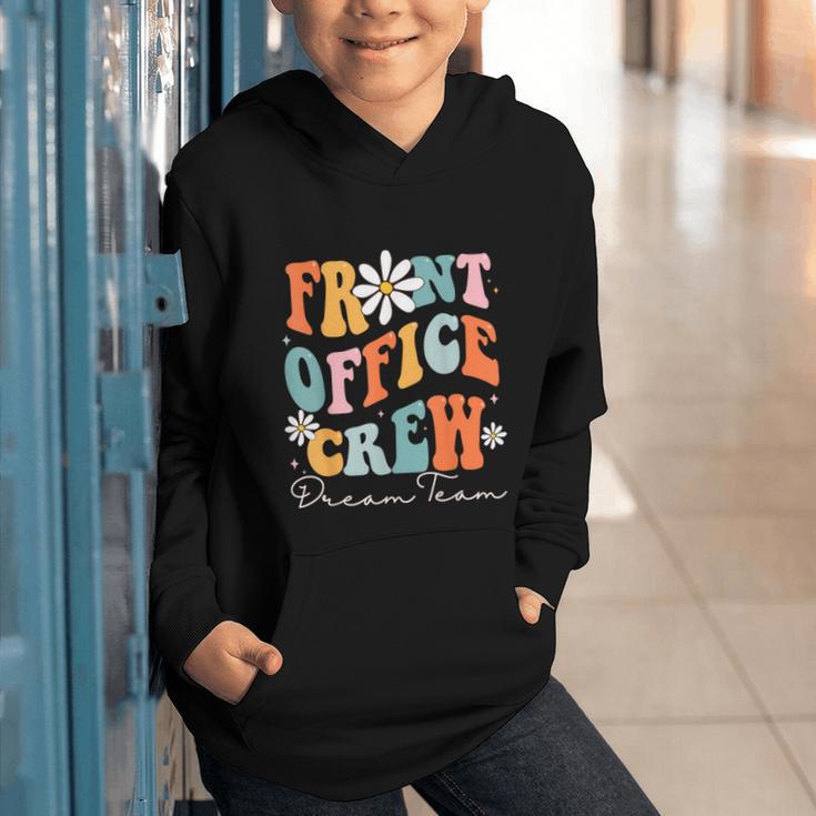 Front Office Dream Team School Secretary Cute Back To School Graphic Youth Hoodie Front Office Dream Team School Secretary Cute Back To School Graphic Youth Hoodie