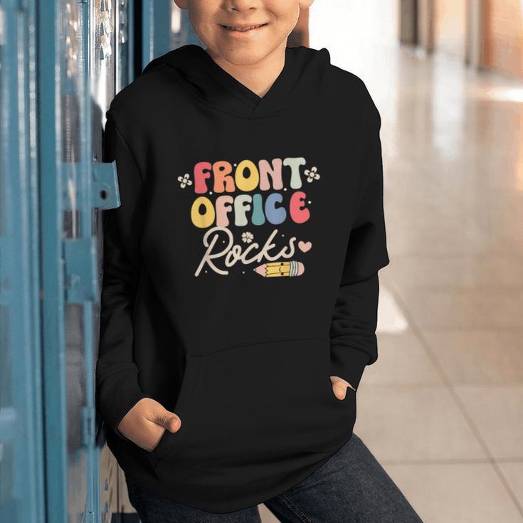 Front Office Rocks Back To School Secretary Admin Staff Tee Graphic Youth Hoodie Front Office Rocks Back To School Secretary Admin Staff Tee Graphic Youth Hoodie