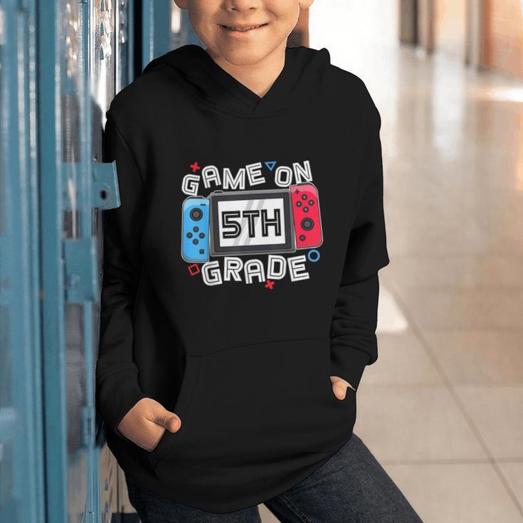 Game On 5th Grade Back To School Video Gamer Boys Kids Graphic Youth Hoodie Game On 5th Grade Back To School Video Gamer Boys Kids Graphic Youth Hoodie