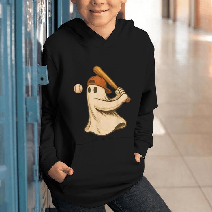Ghost Baseball Halloween Costume Men Boys Kids Graphic Youth Hoodie