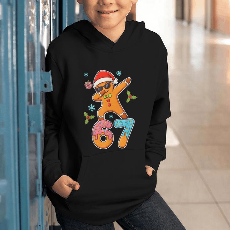 Gingerbread Six Seven 67 Ice Cream Drip Baseball Graphic Youth Hoodie Gingerbread Six Seven 67 Ice Cream Drip Baseball Graphic Youth Hoodie