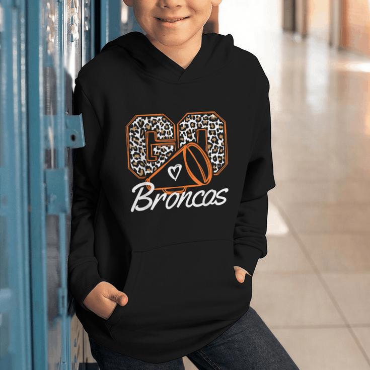 Go Cheer Broncos School Spirit Fan Team Back To School Graphic Youth Hoodie Go Cheer Broncos School Spirit Fan Team Back To School Graphic Youth Hoodie