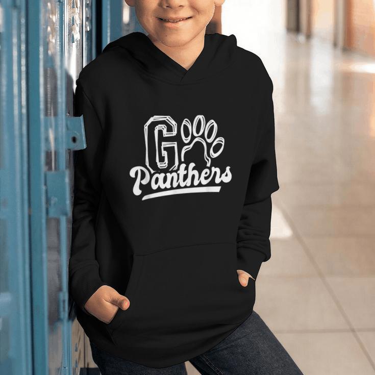 Go Cheer Panthers School Spirit Team Panther Back To School Graphic Youth Hoodie Go Cheer Panthers School Spirit Team Panther Back To School Graphic Youth Hoodie