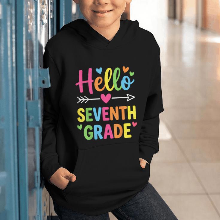 Hello Seventh 7TH Grade Back To School Kids Students Tee Graphic Youth Hoodie Hello Seventh 7TH Grade Back To School Kids Students Tee Graphic Youth Hoodie