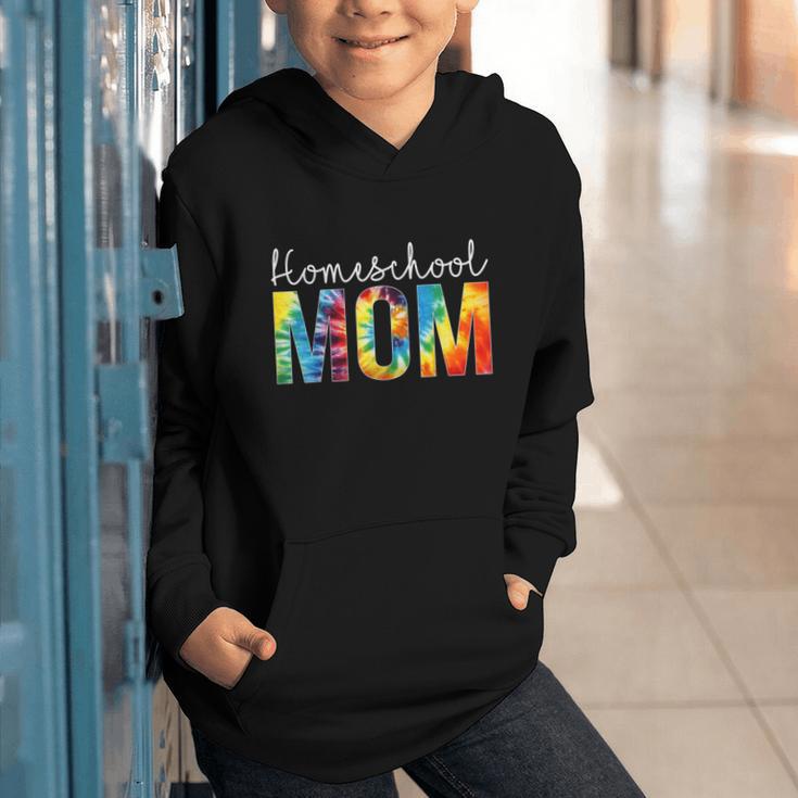 Homeschool Mom Tie Dye Back To School Day For Women For Work Graphic Youth Hoodie Homeschool Mom Tie Dye Back To School Day For Women For Work Graphic Youth Hoodie