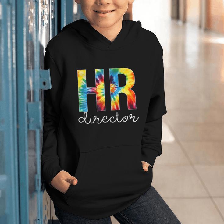 HR Director For Work Tie Dye Back To School Appreciation Day Graphic Youth Hoodie HR Director For Work Tie Dye Back To School Appreciation Day Graphic Youth Hoodie