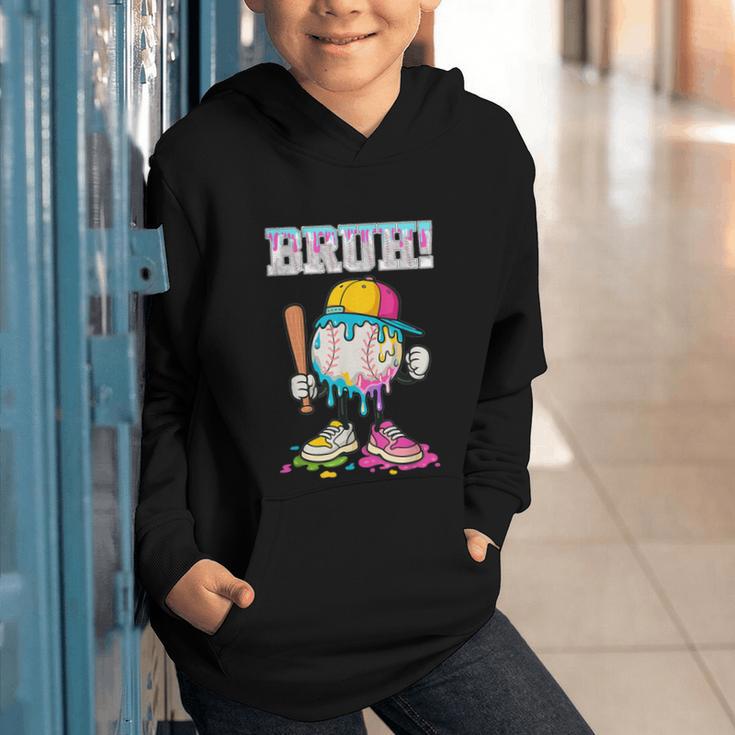 Ice Cream Drip Baseball Bruh Baseball Drip Boy Youth Graphic Youth Hoodie Ice Cream Drip Baseball Bruh Baseball Drip Boy Youth Graphic Youth Hoodie