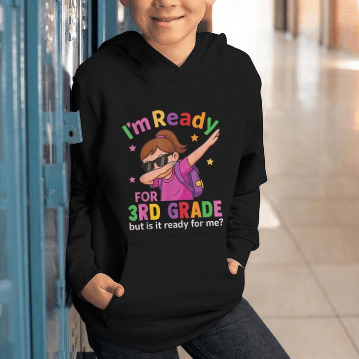 I'm Ready For 3rd Grade Girl Back To School For Students Graphic Youth Hoodie
