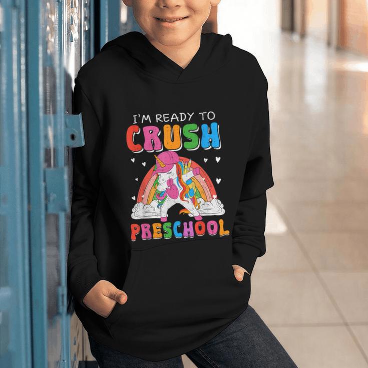 I'm Ready To Crush Preschool Unicorn Back To School Girl Kid Graphic Youth Hoodie