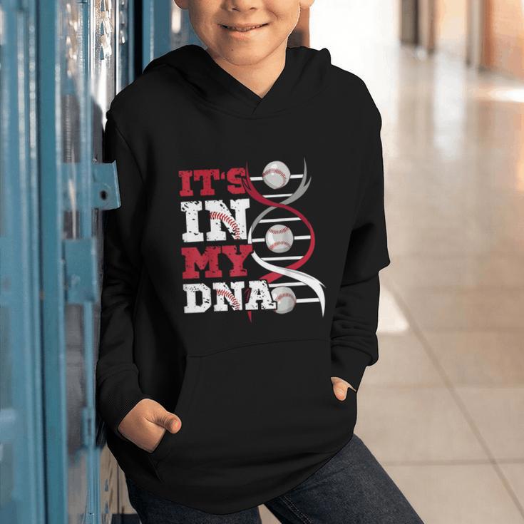 ITS In My DNA Baseball Sport Player Saying Baseball Fan Graphic Youth Hoodie ITS In My DNA Baseball Sport Player Saying Baseball Fan Graphic Youth Hoodie