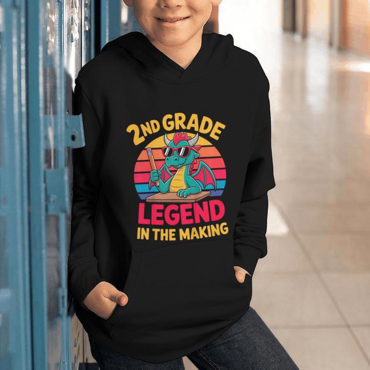 Kids 2nd Grade Dragon Boys Girls Back To School Graphic Youth Hoodie Kids 2nd Grade Dragon Boys Girls Back To School Graphic Youth Hoodie