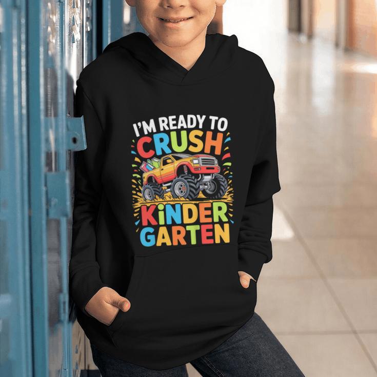 Kids I'm Ready To Crush Kindergarten Shirt Back To School Boy Graphic Youth Hoodie Kids I'm Ready To Crush Kindergarten Shirt Back To School Boy Graphic Youth Hoodie