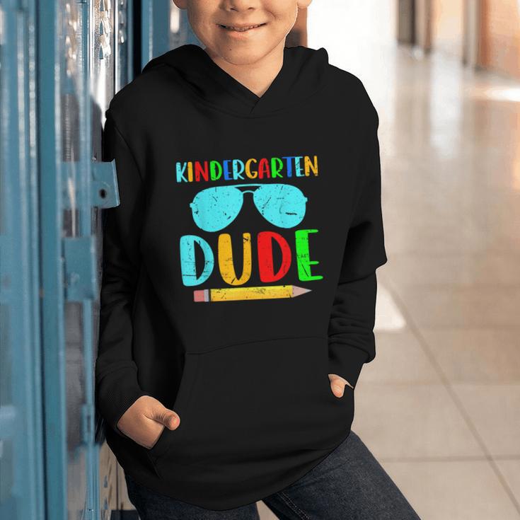 Kindergarten Dude First Day Back To School Kids Boys Graphic Youth Hoodie Kindergarten Dude First Day Back To School Kids Boys Graphic Youth Hoodie