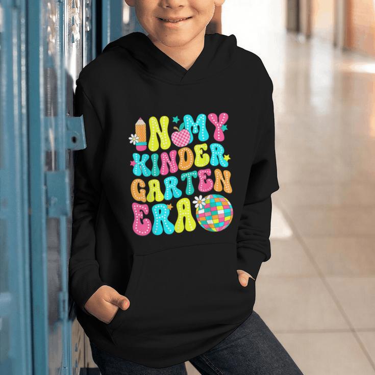 In My Kindergarten Era Groovy Back To School Graphic Youth Hoodie