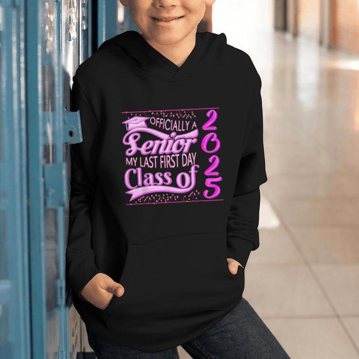 My Last First Day Senior Back To School 2025 Class Of 2025 Graphic Youth Hoodie My Last First Day Senior Back To School 2025 Class Of 2025 Graphic Youth Hoodie