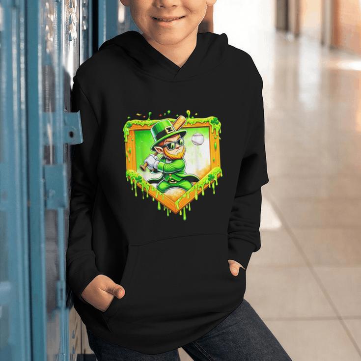 Leprechaun Baseball St Patricks Day Ice Cream Drip Men Boys Graphic Youth Hoodie Leprechaun Baseball St Patricks Day Ice Cream Drip Men Boys Graphic Youth Hoodie