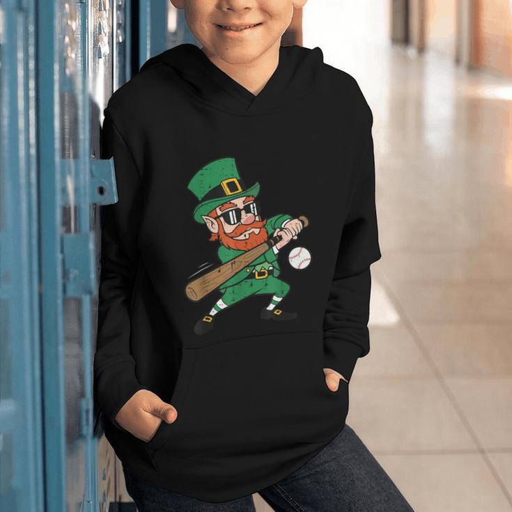 Leprechaun Baseball St Patricks Day Saint Pattys Men Boys Graphic Youth Hoodie Leprechaun Baseball St Patricks Day Saint Pattys Men Boys Graphic Youth Hoodie