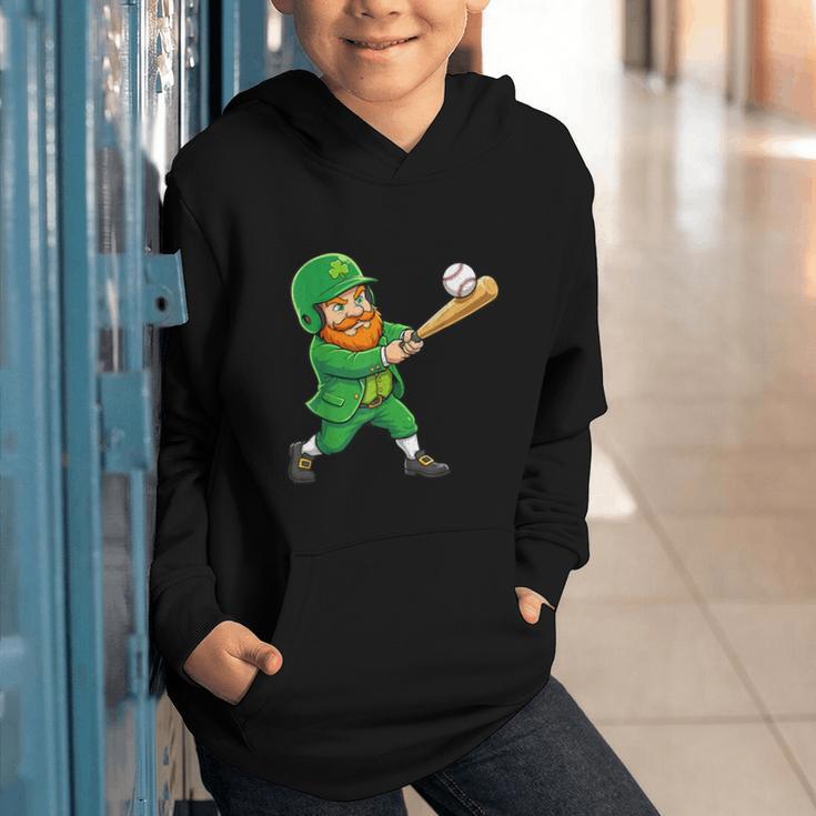 Leprechaun Playing Baseball St Patricks Day Men Boys Kids Graphic Youth Hoodie Leprechaun Playing Baseball St Patricks Day Men Boys Kids Graphic Youth Hoodie
