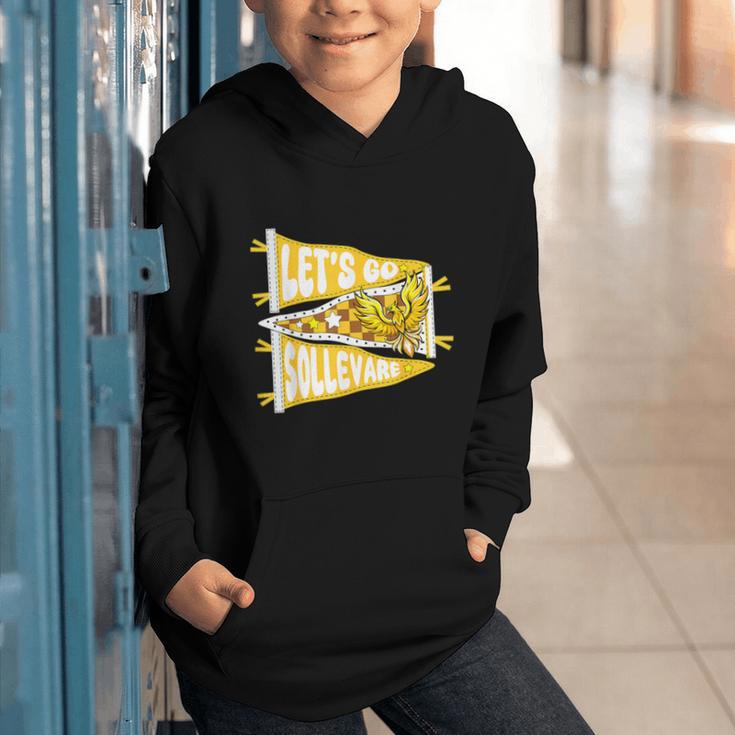 Let's Go Sollevare Uplift Back To School Spirit Graphic Youth Hoodie