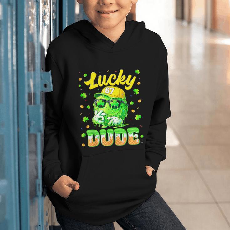 Lucky Dude Drip Baseball Shamrock St Patrick Men Boy Youth Graphic Youth Hoodie Lucky Dude Drip Baseball Shamrock St Patrick Men Boy Youth Graphic Youth Hoodie