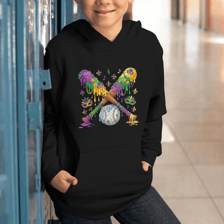 Mardi Gras Baseball Drip Shirt Cool Dripping Baseball Drip Graphic Youth Hoodie Mardi Gras Baseball Drip Shirt Cool Dripping Baseball Drip Graphic Youth Hoodie