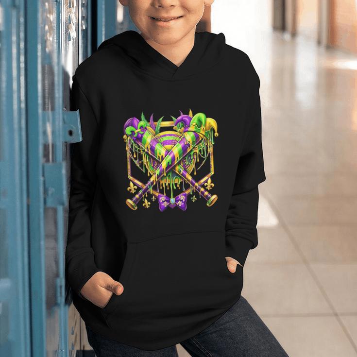 Mardi Gras Baseball Jester Hat New Orleans Men Women Kid Graphic Youth Hoodie Mardi Gras Baseball Jester Hat New Orleans Men Women Kid Graphic Youth Hoodie