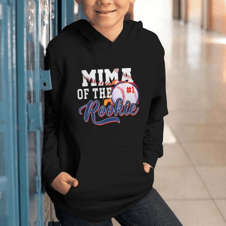 Mima Rookie Of Year 1st Birthday Baseball Theme Matching Graphic Youth Hoodie Mima Rookie Of Year 1st Birthday Baseball Theme Matching Graphic Youth Hoodie