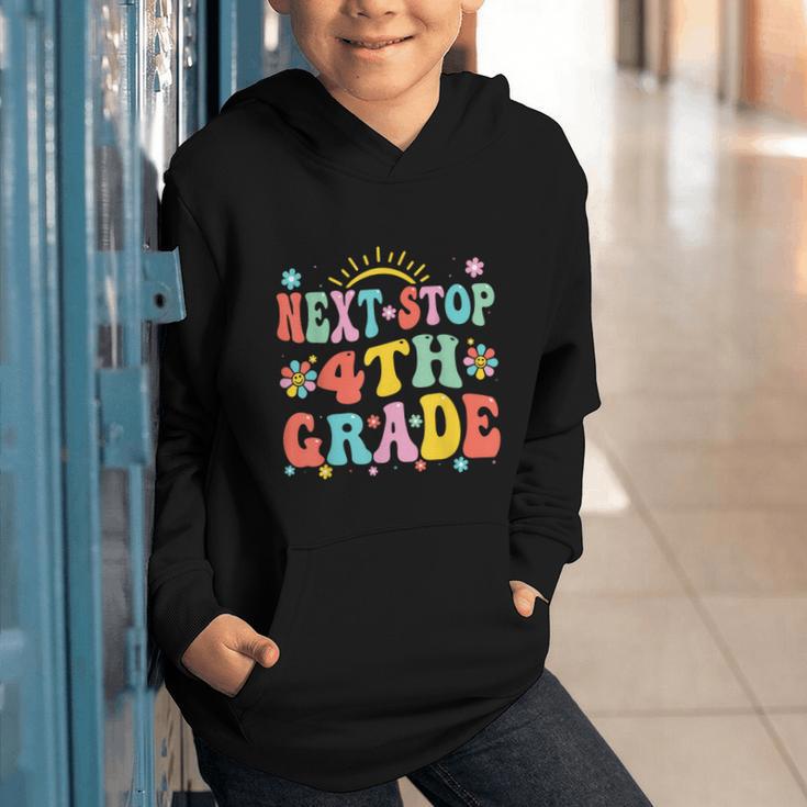 Next Stop 4th Grade Graduation To Forth Grade Back To School Graphic Youth Hoodie Next Stop 4th Grade Graduation To Forth Grade Back To School Graphic Youth Hoodie