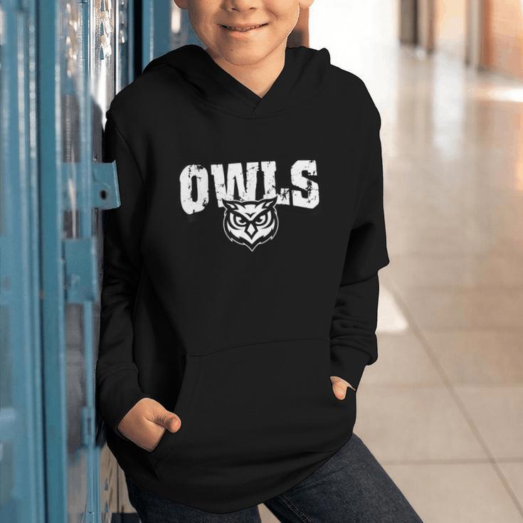 Owls Back To School Spirit Graphic Youth Hoodie Owls Back To School Spirit Graphic Youth Hoodie