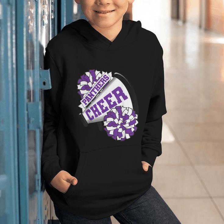 Panthers Cheer Back To School Cheerleading Spirit P Graphic Youth Hoodie