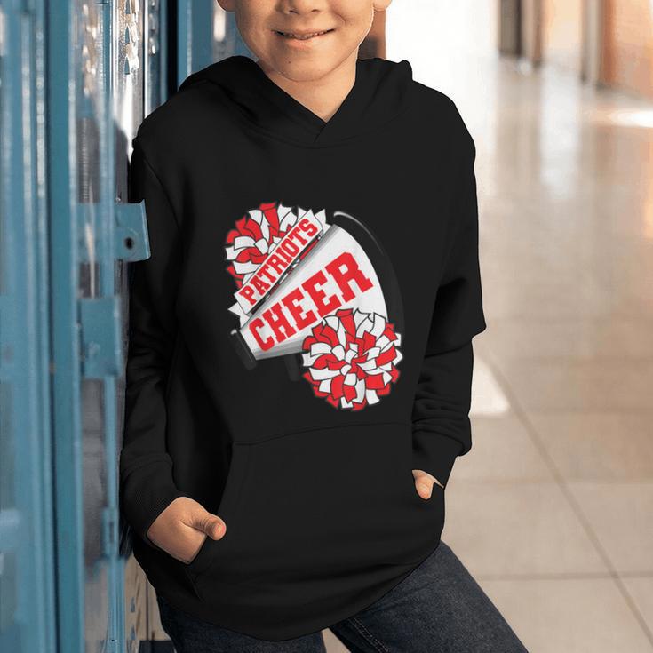 Patriots Cheer Back To School Cheerleading Spirit R Graphic Youth Hoodie Patriots Cheer Back To School Cheerleading Spirit R Graphic Youth Hoodie