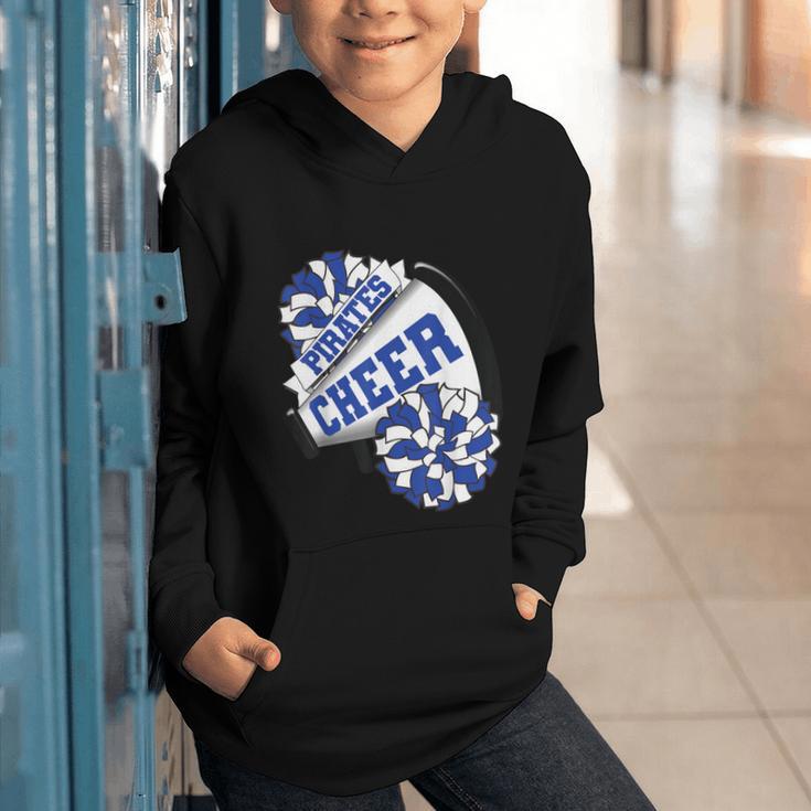 Pirates Cheer Back To School Cheerleading Spirit B Graphic Youth Hoodie