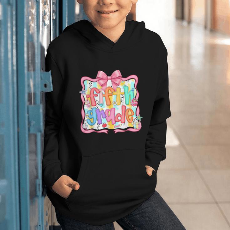 Preppy Back To School Fifth Grade Coquette Bow Women Girl Graphic Youth Hoodie Preppy Back To School Fifth Grade Coquette Bow Women Girl Graphic Youth Hoodie