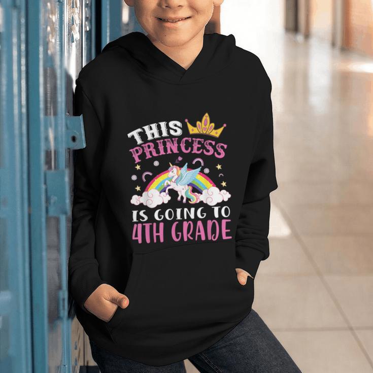 Princess Going To 4th Grade Tee For Girls Back To School Graphic Youth Hoodie Princess Going To 4th Grade Tee For Girls Back To School Graphic Youth Hoodie
