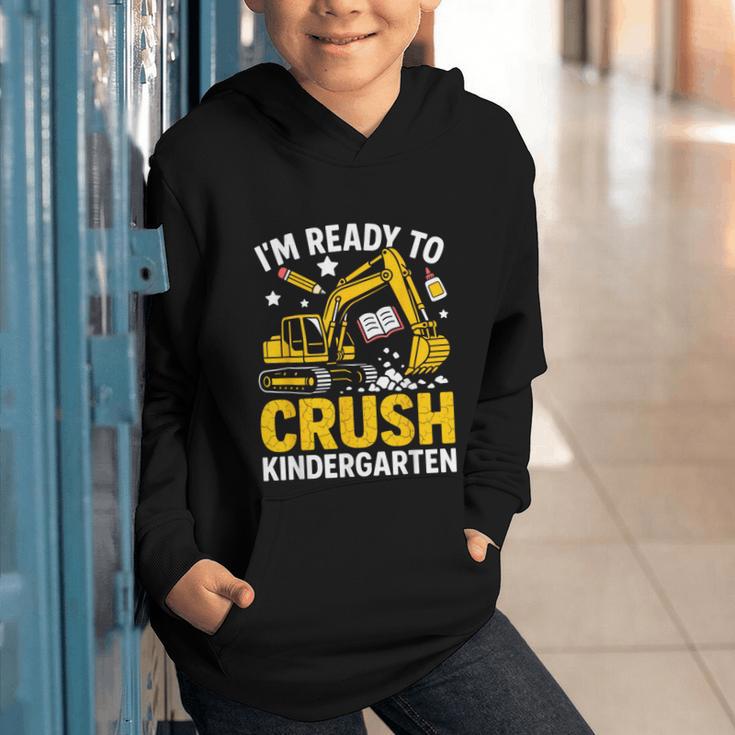 Im Ready To Crush Kindergarten Boys Back To School Graphic Youth Hoodie Im Ready To Crush Kindergarten Boys Back To School Graphic Youth Hoodie