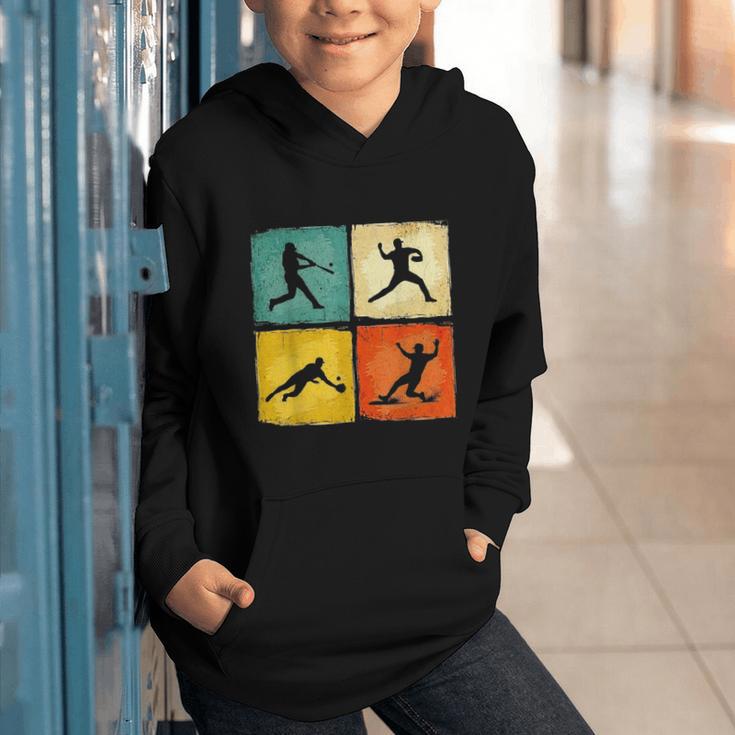 Retro Style Baseball Lover Playing Men Women Kids Baseball Graphic Youth Hoodie Retro Style Baseball Lover Playing Men Women Kids Baseball Graphic Youth Hoodie