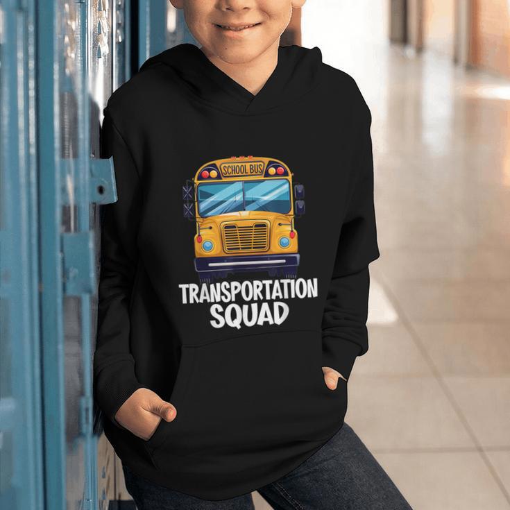 School Bus Driver Back To School Transportation Squad Graphic Youth Hoodie School Bus Driver Back To School Transportation Squad Graphic Youth Hoodie
