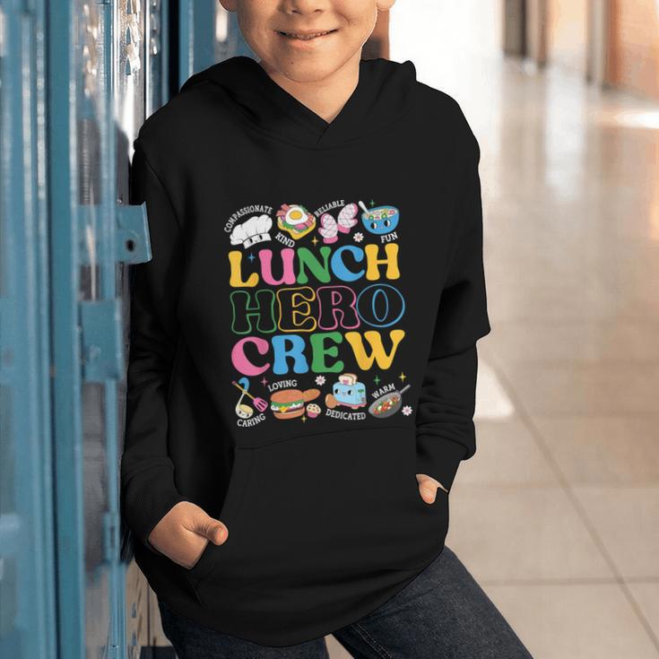 School Lunch Hero Squad Crew Back To School Women Men Graphic Youth Hoodie