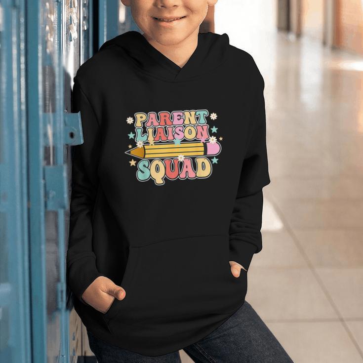 School Parent Liaison Squad Retro Back To School Graphic Youth Hoodie School Parent Liaison Squad Retro Back To School Graphic Youth Hoodie