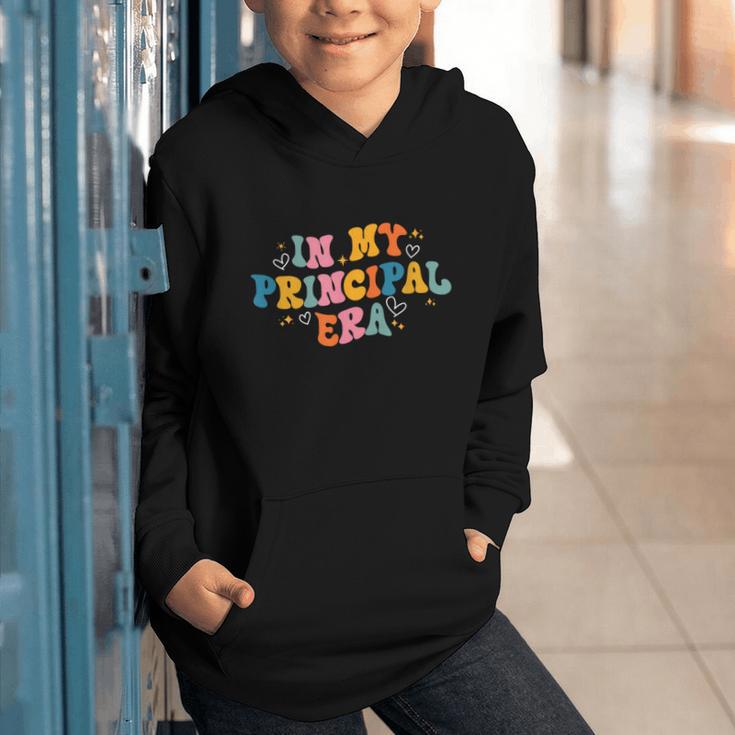 School Principal Back To School In My Principal Era Graphic Youth Hoodie