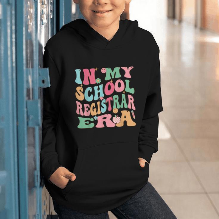 In My School Registrar Era Retro Back To School Graphic Youth Hoodie In My School Registrar Era Retro Back To School Graphic Youth Hoodie