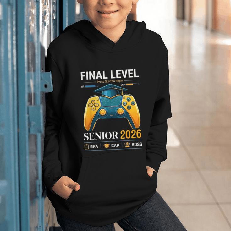 Senior Class Of 2026 Back To School Gamer Boys Senior 2026 Graphic Youth Hoodie Senior Class Of 2026 Back To School Gamer Boys Senior 2026 Graphic Youth Hoodie