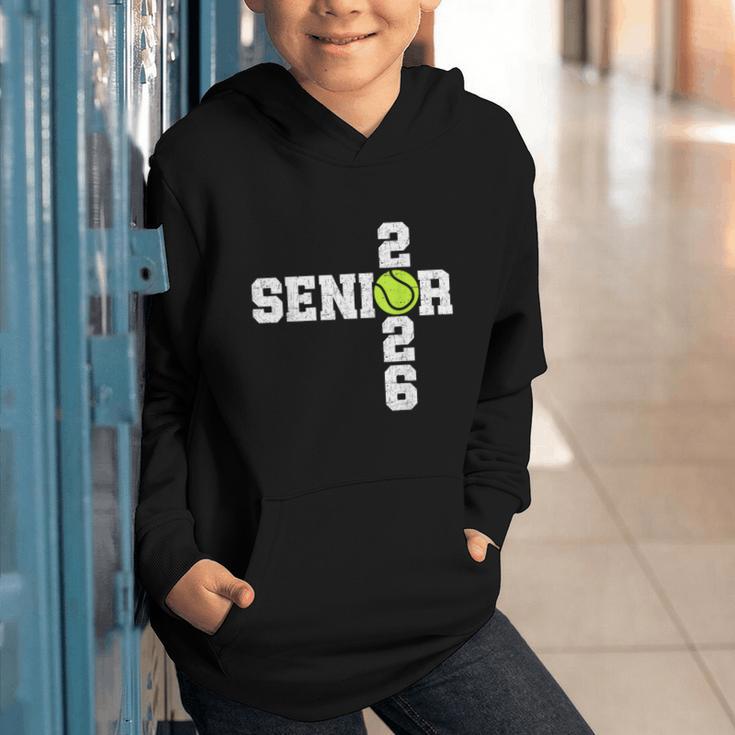 Senior Class Of 2026 Tennis Seniors Back To School 2026 Graphic Youth Hoodie